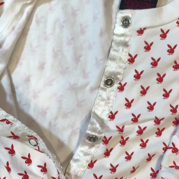 PLAYBOY Intimates & Sleepwear Playboy Logo One Piece Pajamas Onesie Poshmark